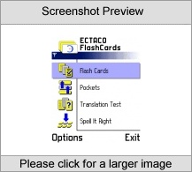 ECTACO FlashCards English <-> Polish for Nokia Screenshot